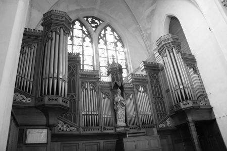 Het orgel in de st Catherine Kathedraal
