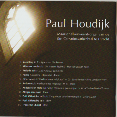 CD1 Paul Houdijk 2009 - Afbeelding 2